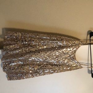 Sequin gold and silver dress